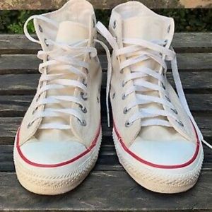 all star converse original old school vintage Made in USA 70's white